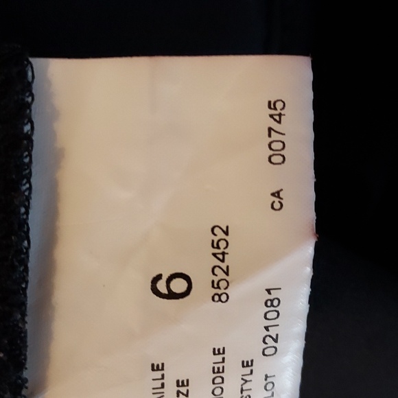 JS Collections  Women's Pants Black Formal Wide Leg Flare Long Length Size 6 - Picture 12 of 13